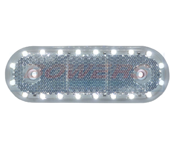 WAS W47WW LED Front White Marker Light